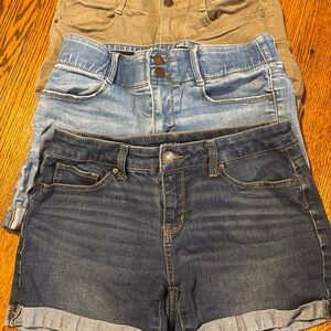 Women’s Shorts Size 6/8, Three Pair